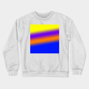 Yellow blue purple orange art Crewneck Sweatshirt